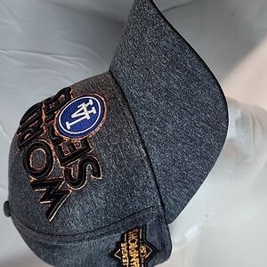 LA Dodger World Series League Champs 2017 New Era Gray Hat Cap MLB Baseball